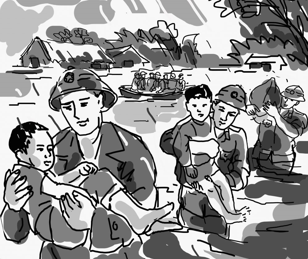 Người lính thời bình nặng tình với nước non